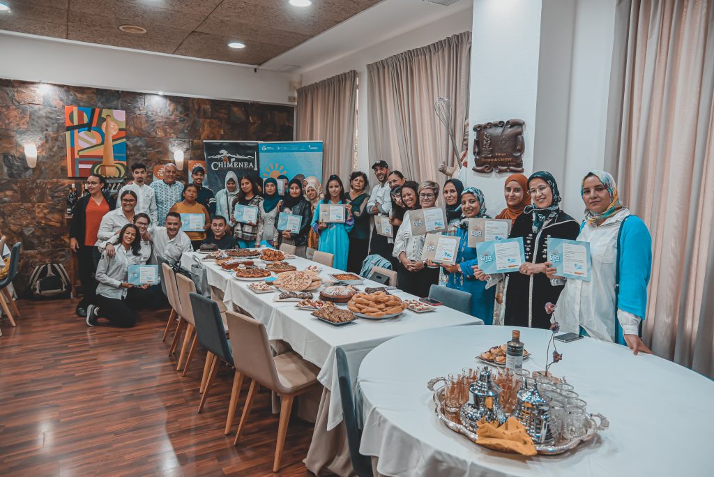 Clausura del curso de hostelería y repostería del proyecto Elia de Columbares