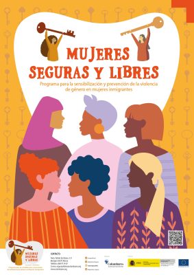Cartel Proyecto Mujeres Seguras y Libres 2023