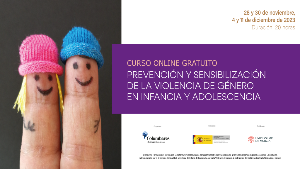 Curso en prevención y sensibilización de la violencia de género en infancia y adolescencia