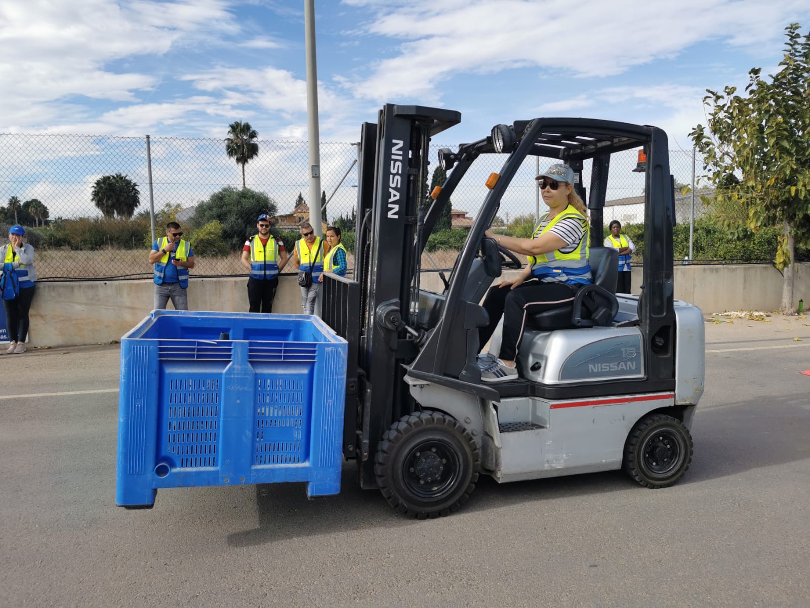 Finalizado el curso de operador de carretilla elevadora
