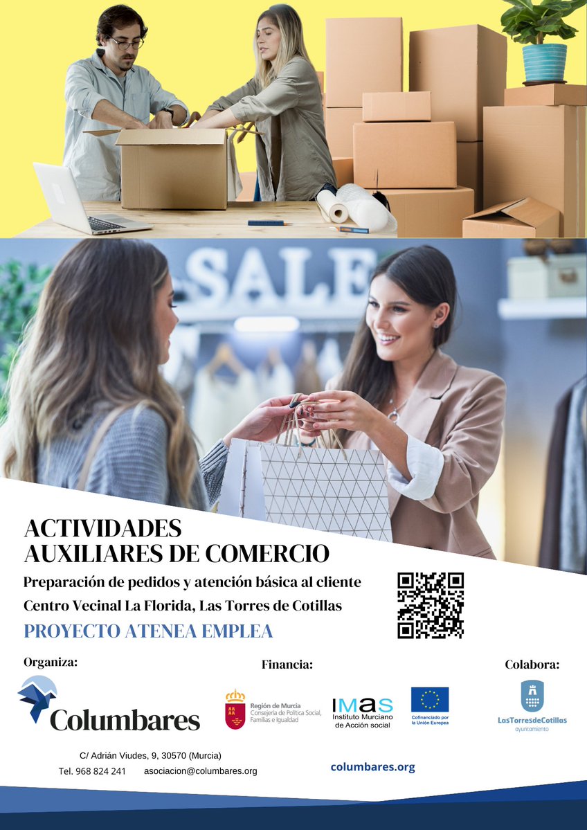 Curso de formación ocupacional de Actividades Auxiliares de Comercio