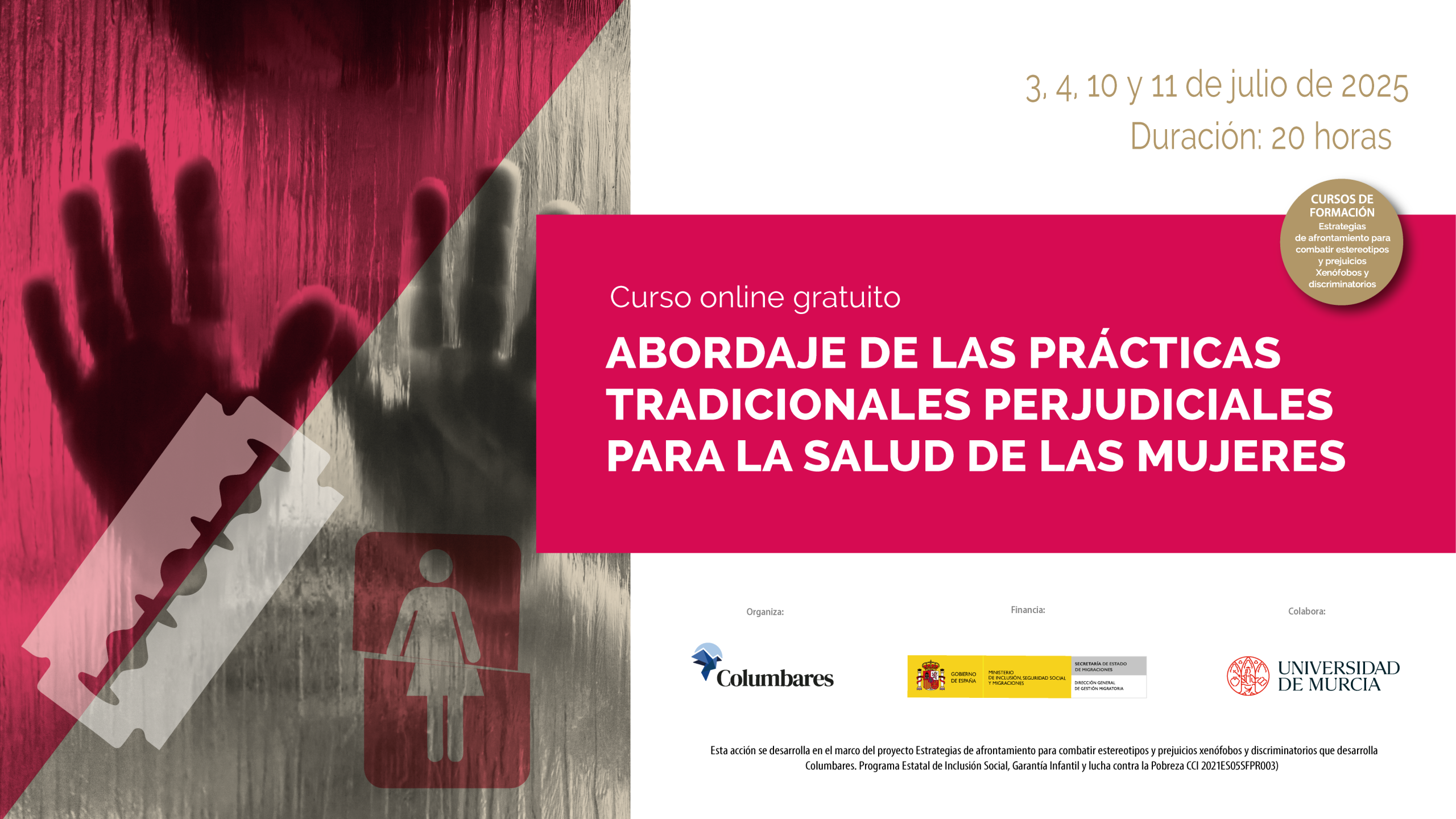Inscripciones abiertas para el curso gratuito sobre prácticas tradicionales perjudiciales para la salud de las mujeres