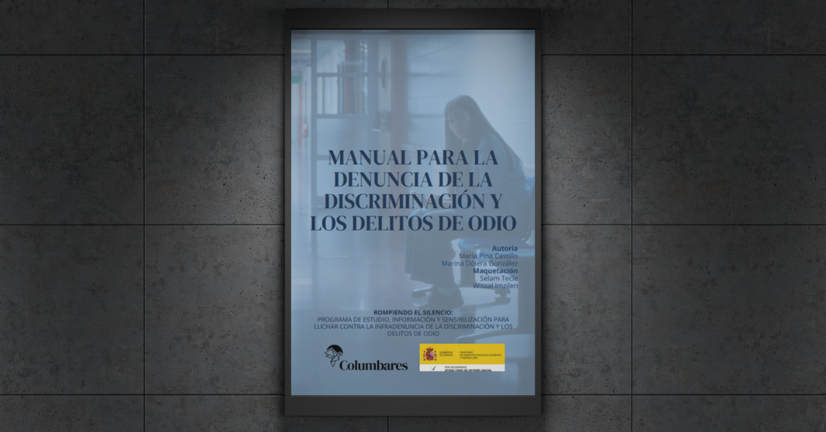 Nuevo manual para la denuncia de la discriminación y los delitos de odio de Columbares