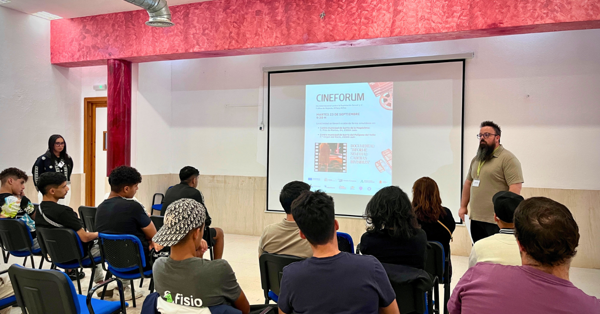 Cineforum por el Día Internacional contra la Explotación Sexual y el Tráfico de Mujeres, Niñas y Niños en Jaén