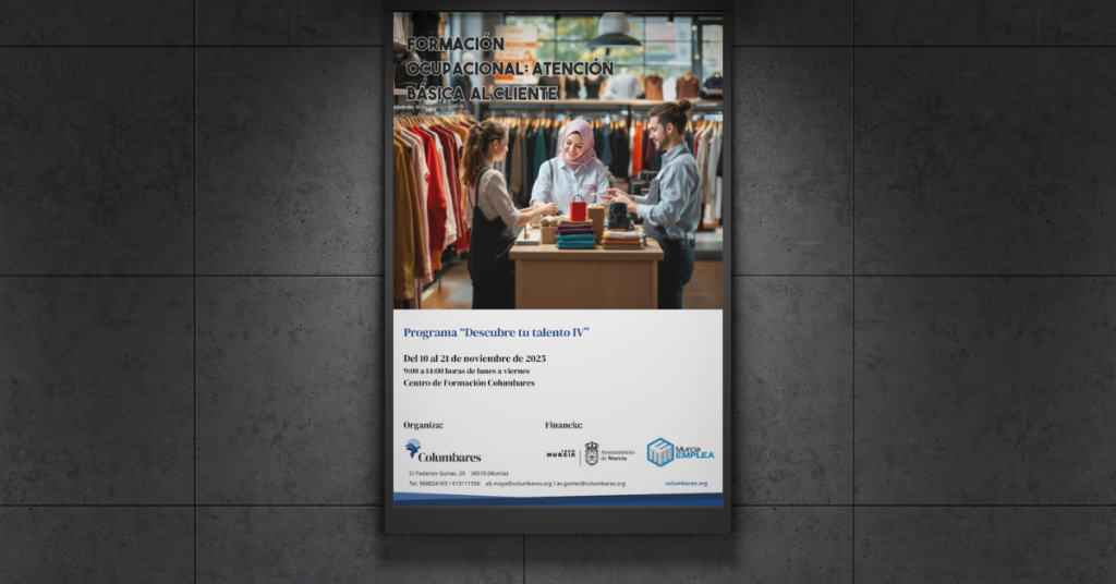 Nuevo curso de Atención Básica al Cliente en Beniaján
