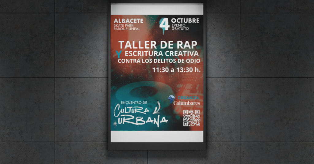Columbares participa en el I Encuentro de Cultura Urbana de Albacete con un taller de rap