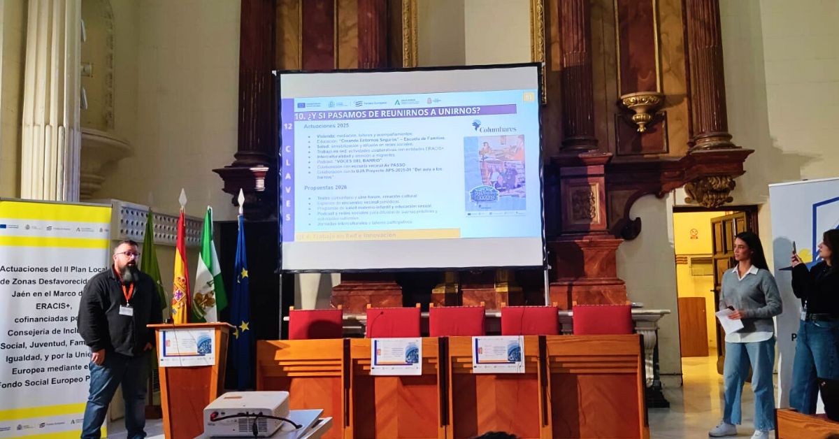 Columbares presenta el proyecto “Construyendo comunidad” en la CLIC de Jaén