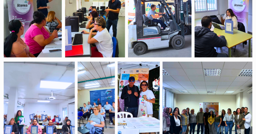 Atenea Emplea concluye en la Vega Media con un impacto en la vida de 131 personas