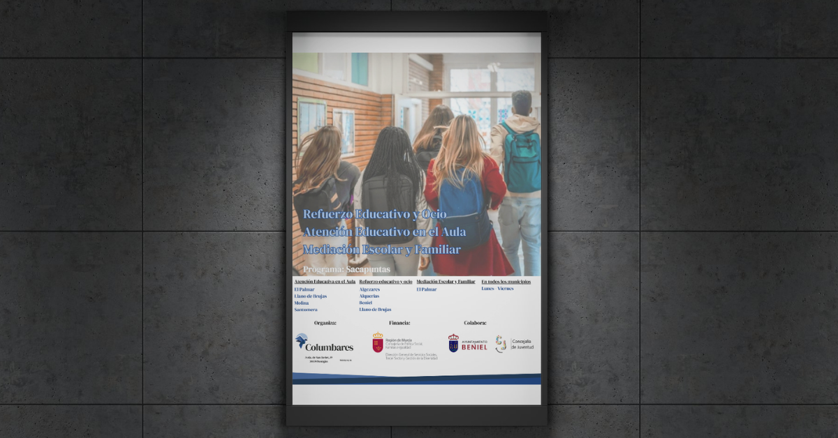 El proyecto «Sacapuntas» continúa un año más reforzando el apoyo educativo a menores en situación vulnerable