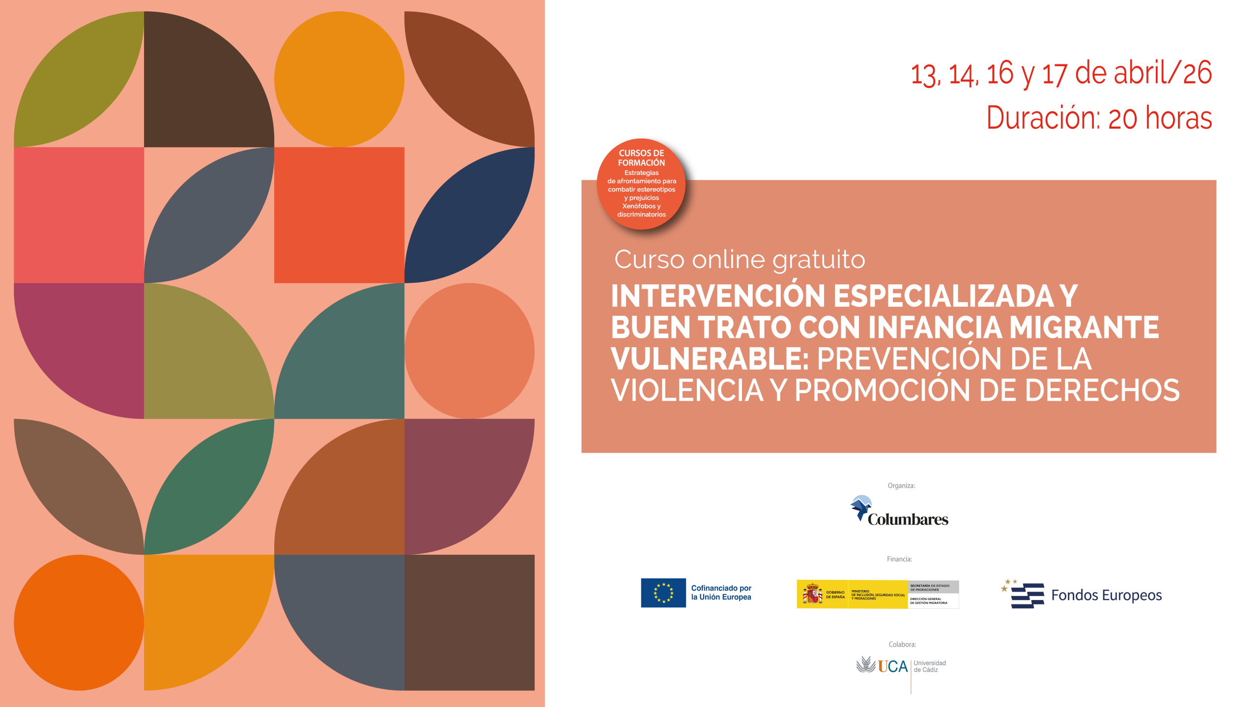 Inscripciones abiertas para el curso Intervención especializada y buen trato con infancia migrante vulnerable