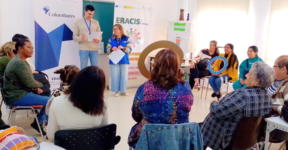 El Centro Social La Paz de Andújar celebró el Día de Andalucía con una jornada comunitaria