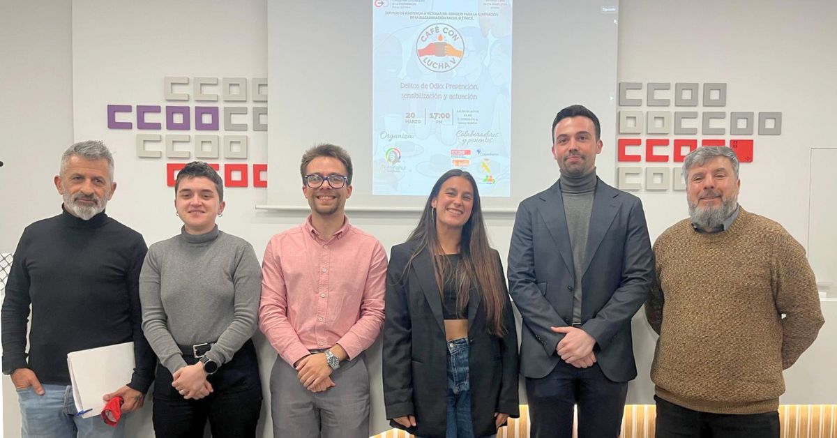 Columbares participa en el encuentro «Café con Lucha» sobre delitos de odio y discriminación racial